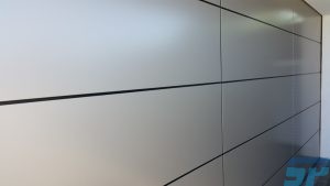 Alucobond garage door panels