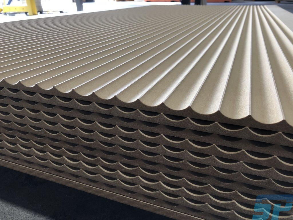 MDF scalloped detail