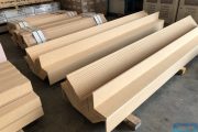 MDF L shapes for curtain pelmets